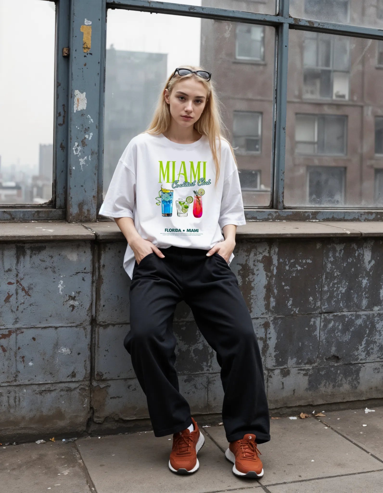 Miami Tshirt - Cocktail Club Quick-Dry Sorona Streetwear | Empulse