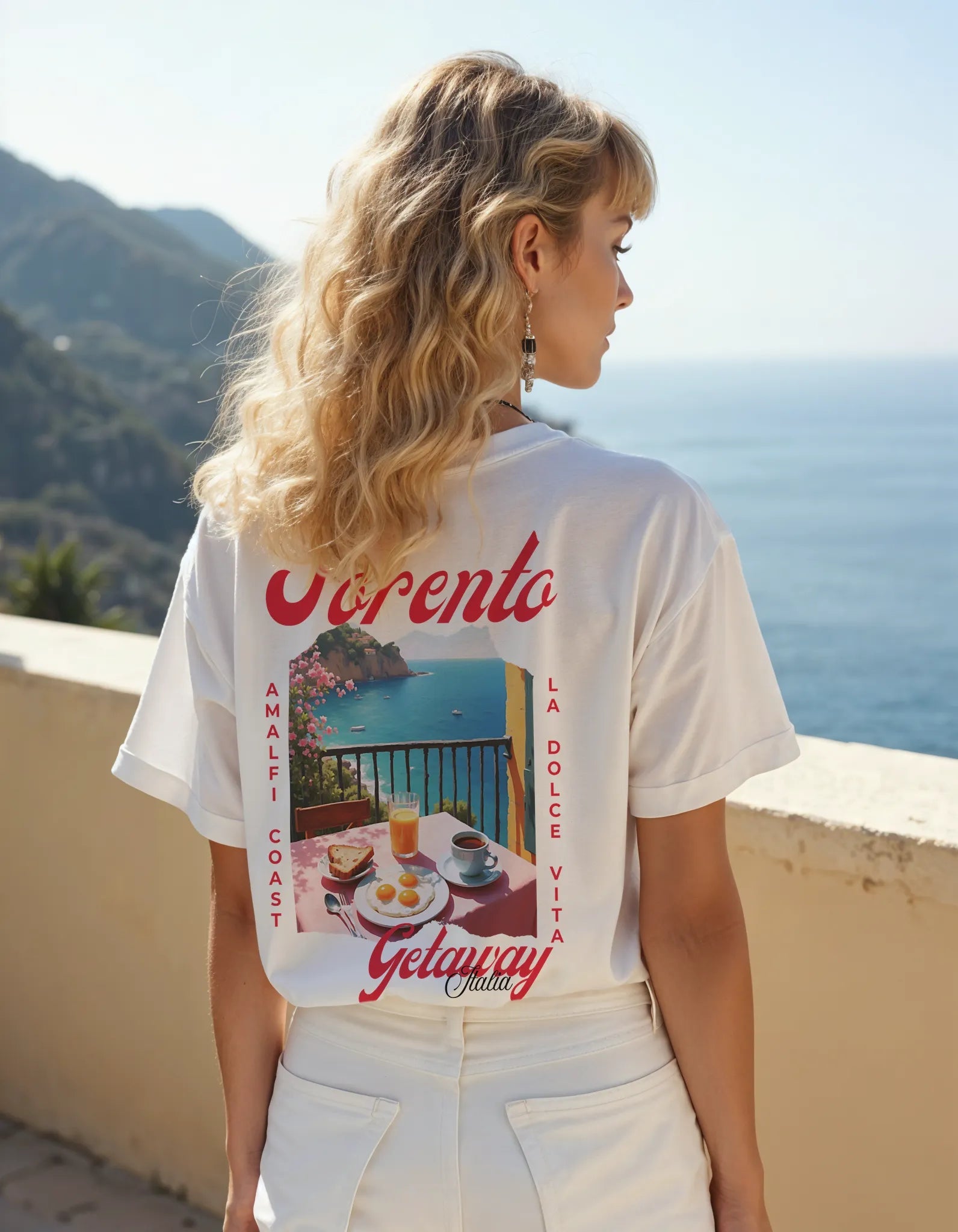 Lunch in Sorrento Tee | Quick-Dry Cooling T-shirt