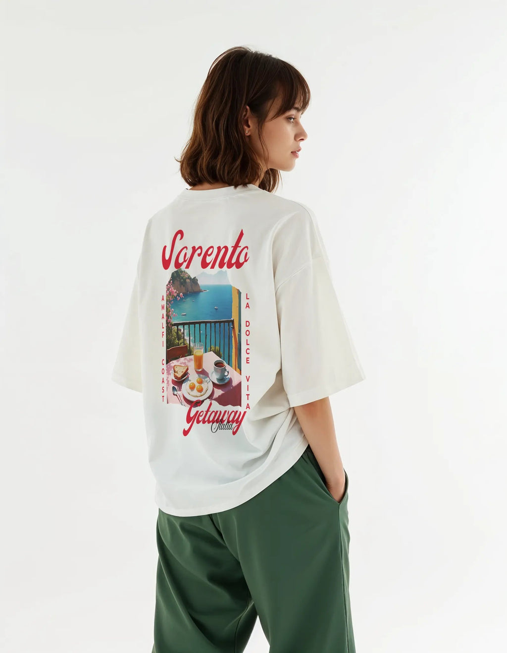 Lunch in Sorrento Tee | Quick-Dry Cooling T-shirt