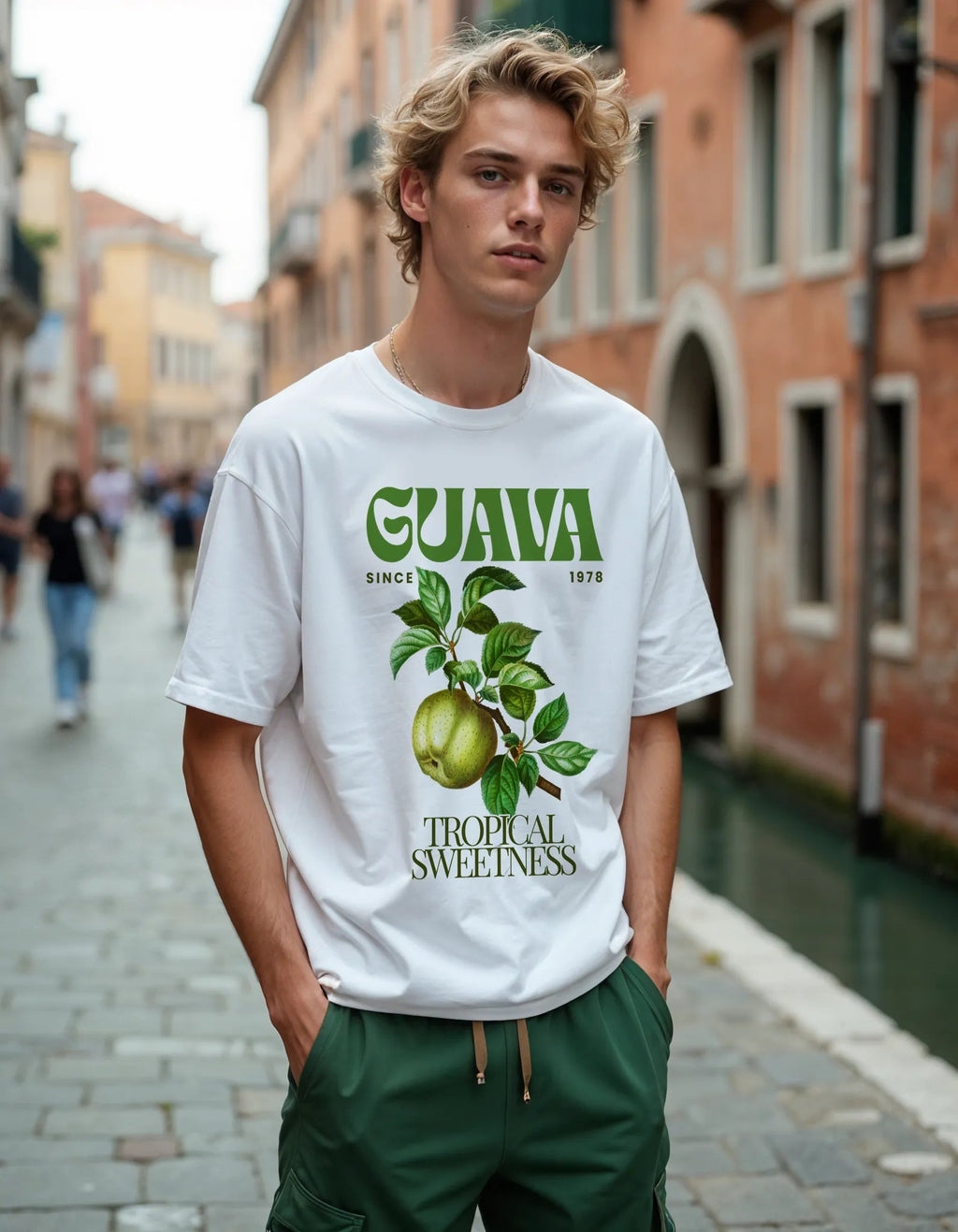 Guava Sweetness Tee | Quick-Dry Cooling Streetwear T-shirt