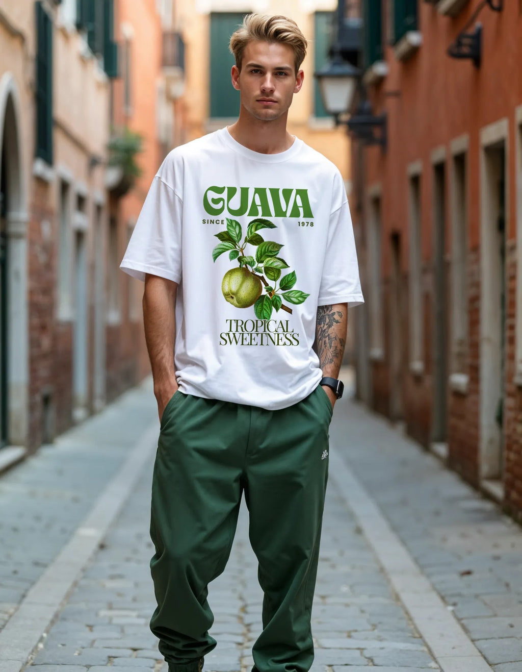 Guava Sweetness Tee | Quick-Dry Cooling Streetwear T-shirt