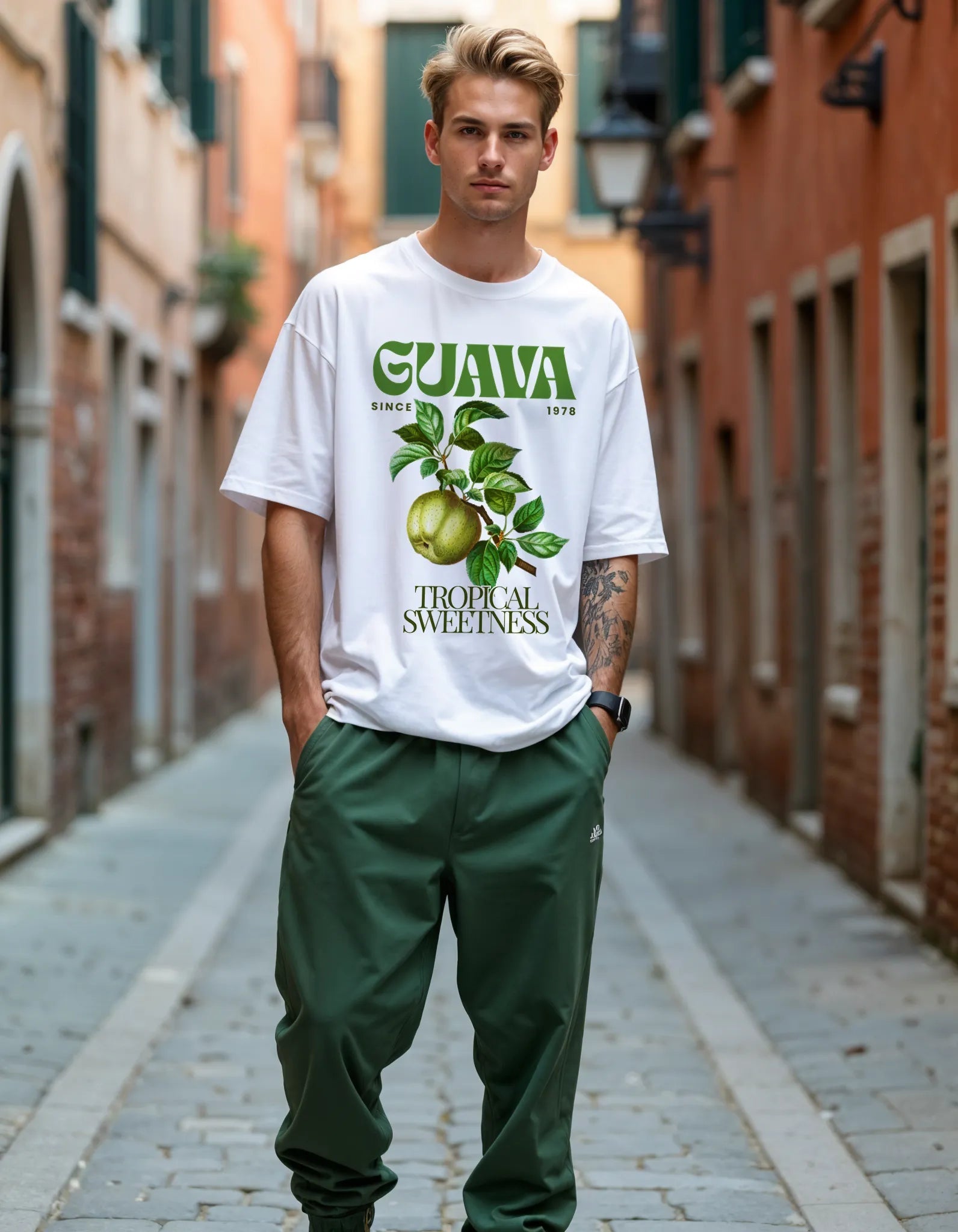 Guava Sweetness Tee | Quick-Dry Cooling Streetwear T-shirt