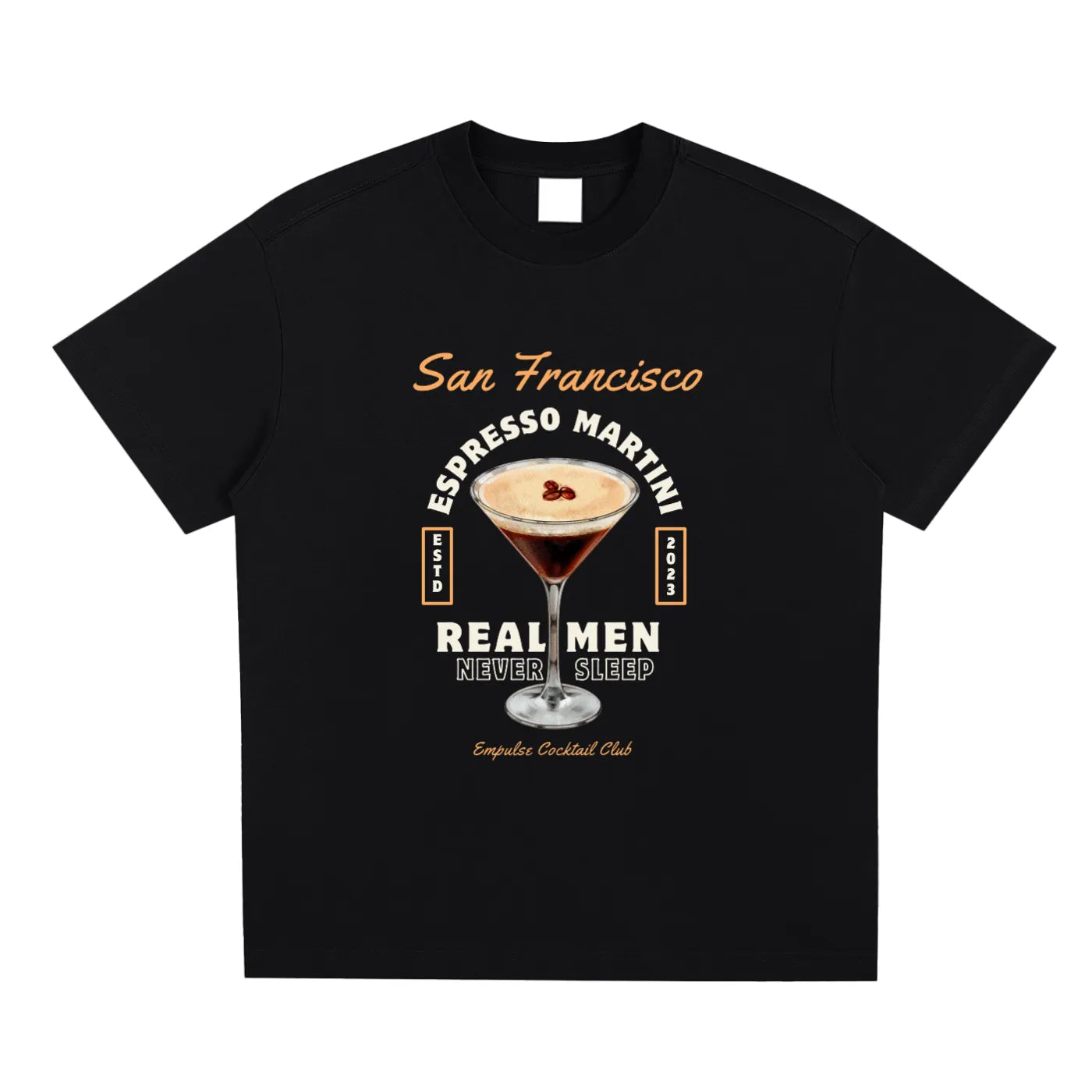 Espresso Martini Tshirt – New York Club Quick-Dry Sorona® Streetwear | EMPULSE®