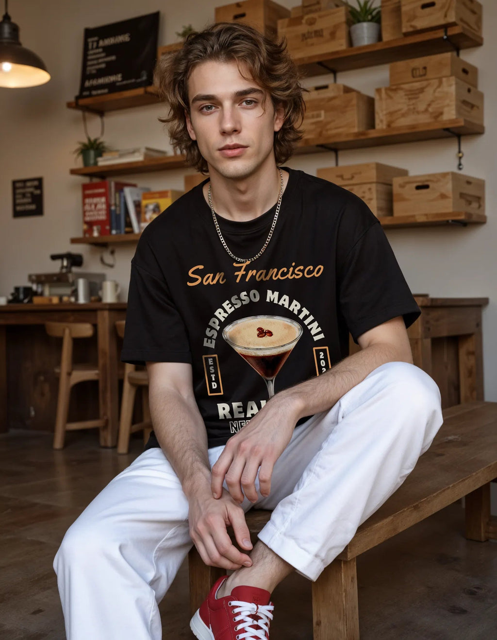 Espresso Martini Tshirt – New York Club Quick-Dry Sorona® Streetwear | EMPULSE®