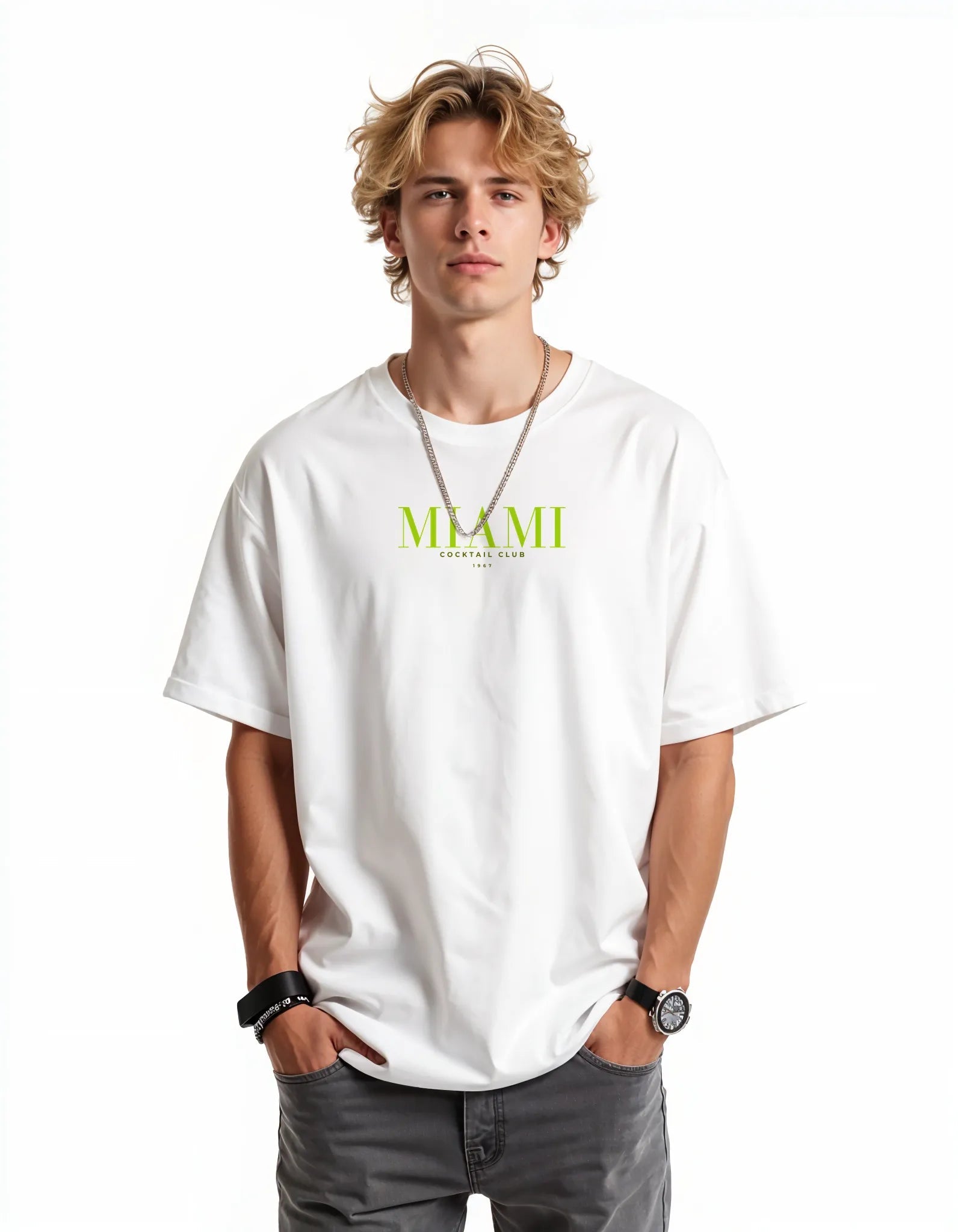 Miami Cocktail Club Tee | Retro Graphic Streetwear T-shirt