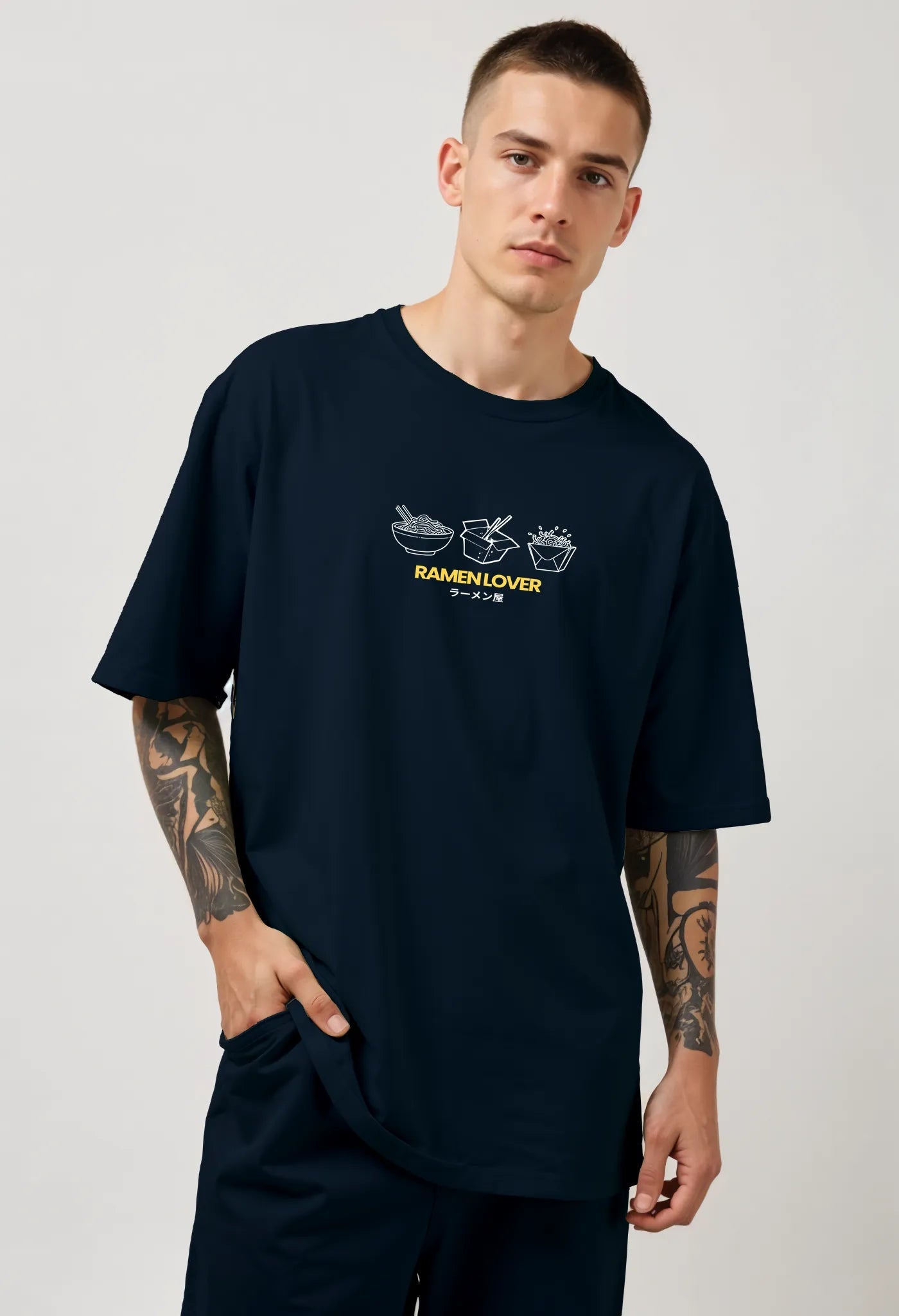 Ramen Lover - Navy | Quick-Dry Cooling T-shirt