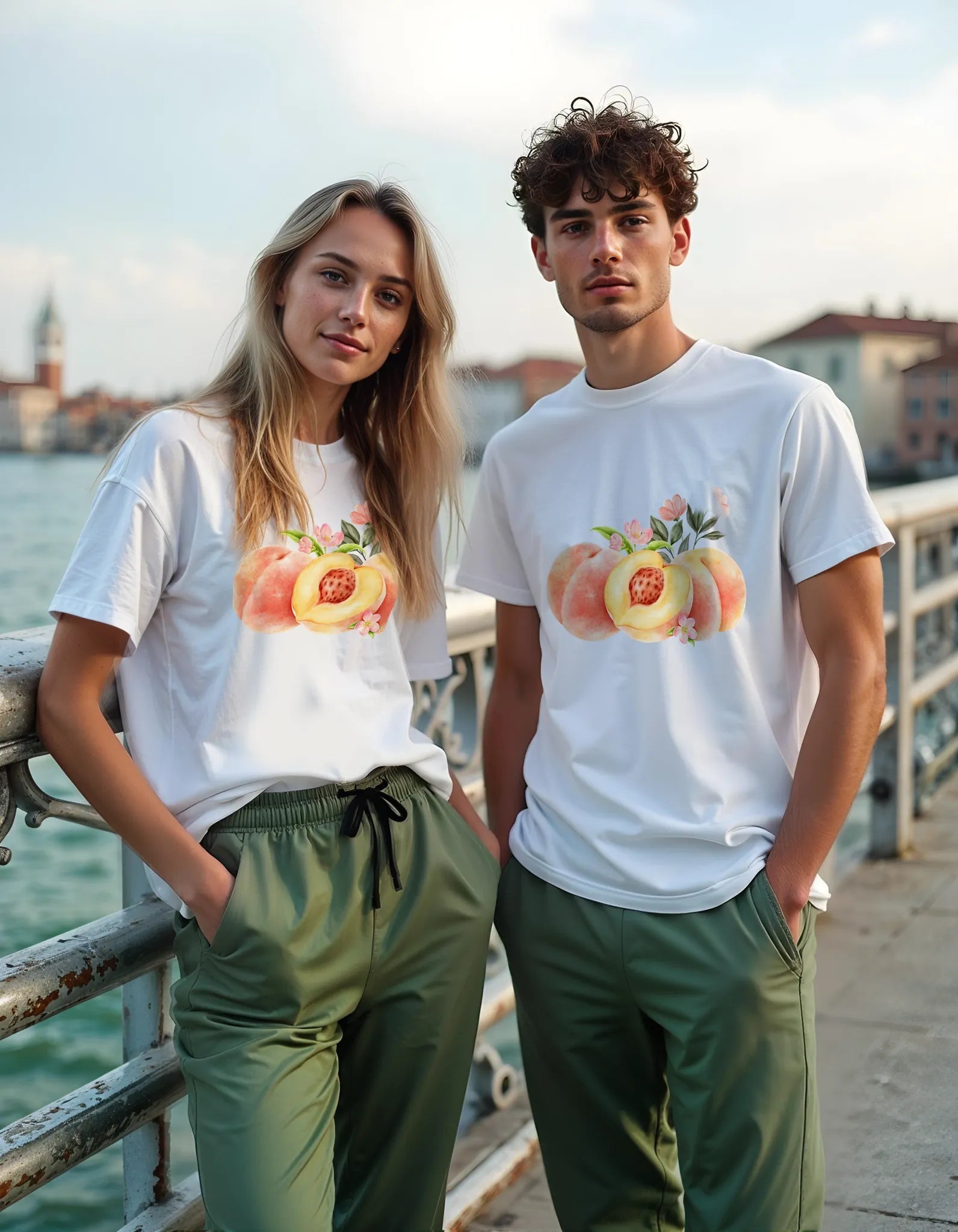 Peach Tee V2| Quick-Dry Cooling Streetwear T-shirt