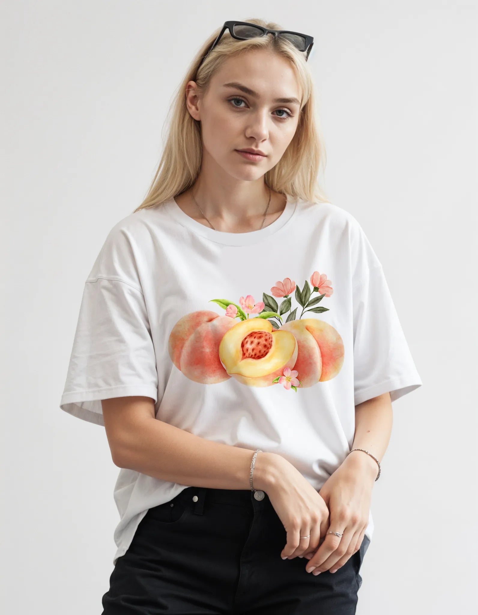 Peach Tee V2| Quick-Dry Cooling Streetwear T-shirt