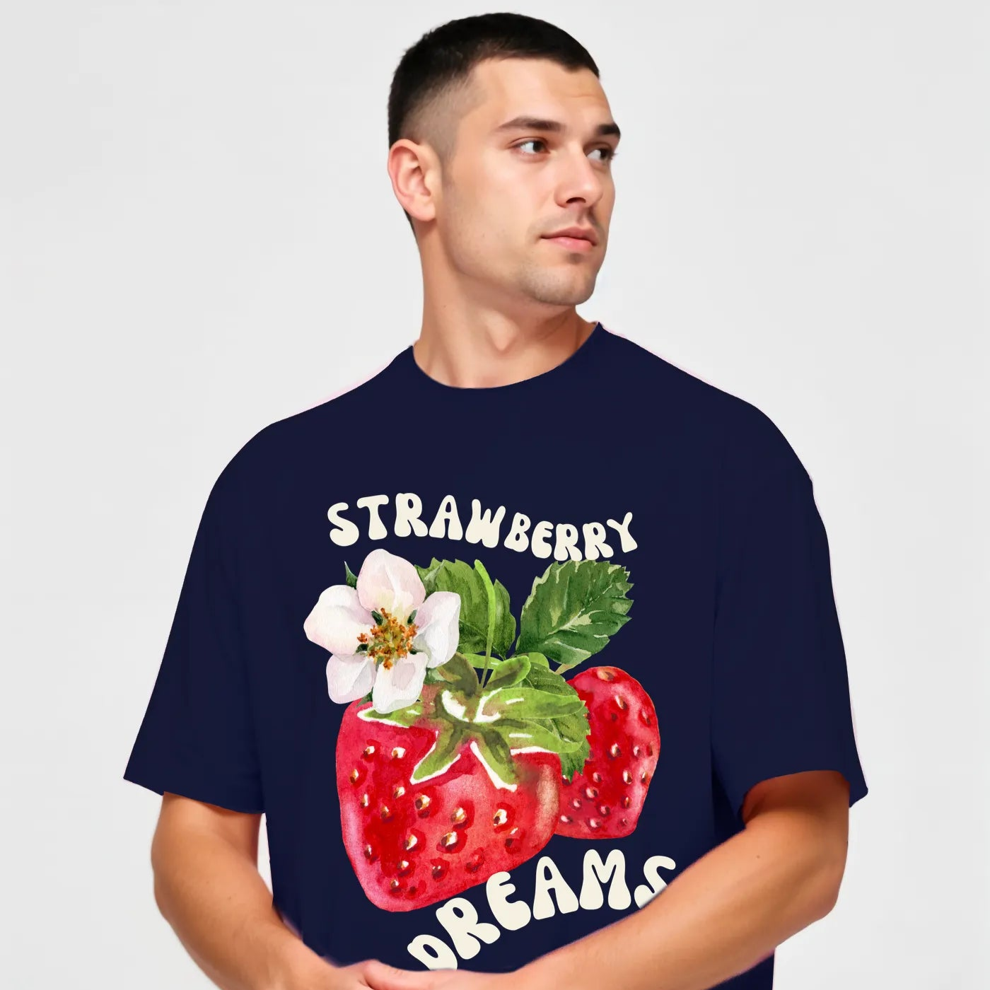 StrawBerry Tee | Quick-Dry Cooling Streetwear T-shirt