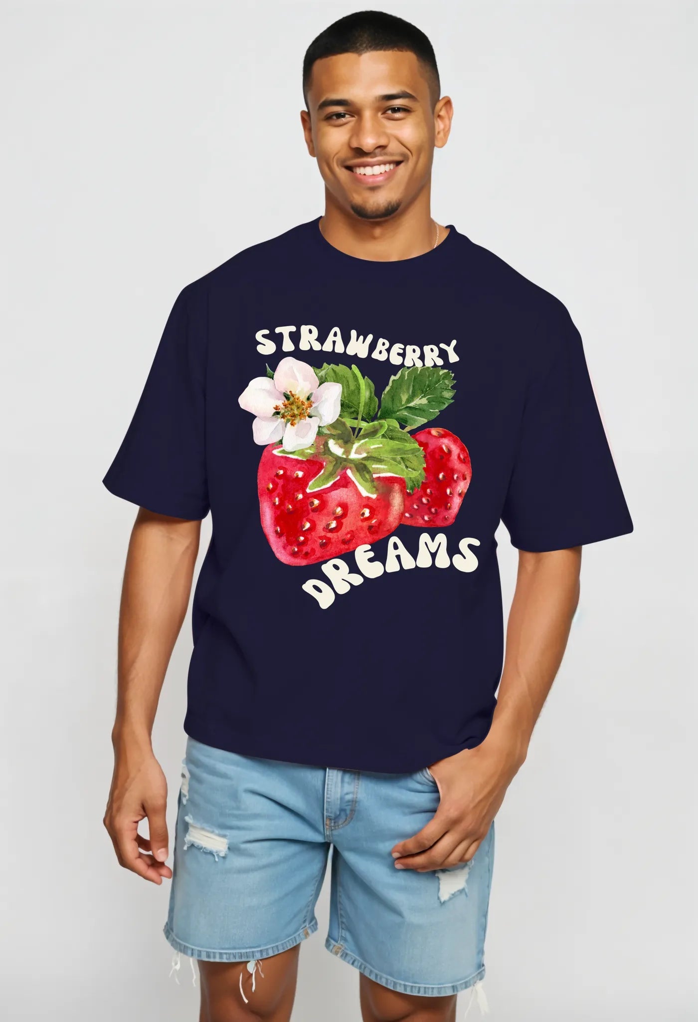 StrawBerry Tee | Quick-Dry Cooling Streetwear T-shirt