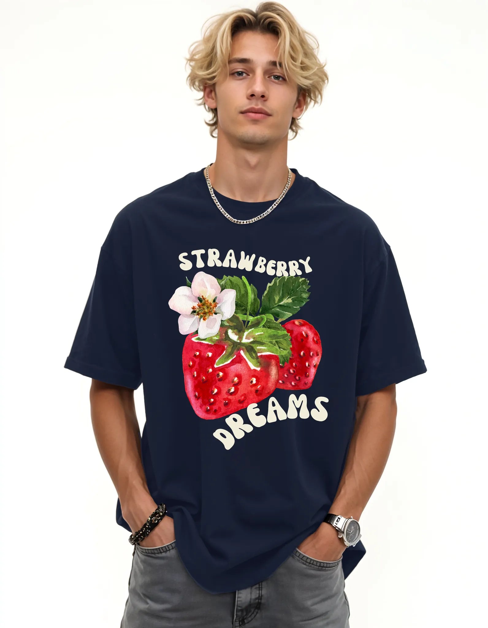 StrawBerry Tee | Quick-Dry Cooling Streetwear T-shirt