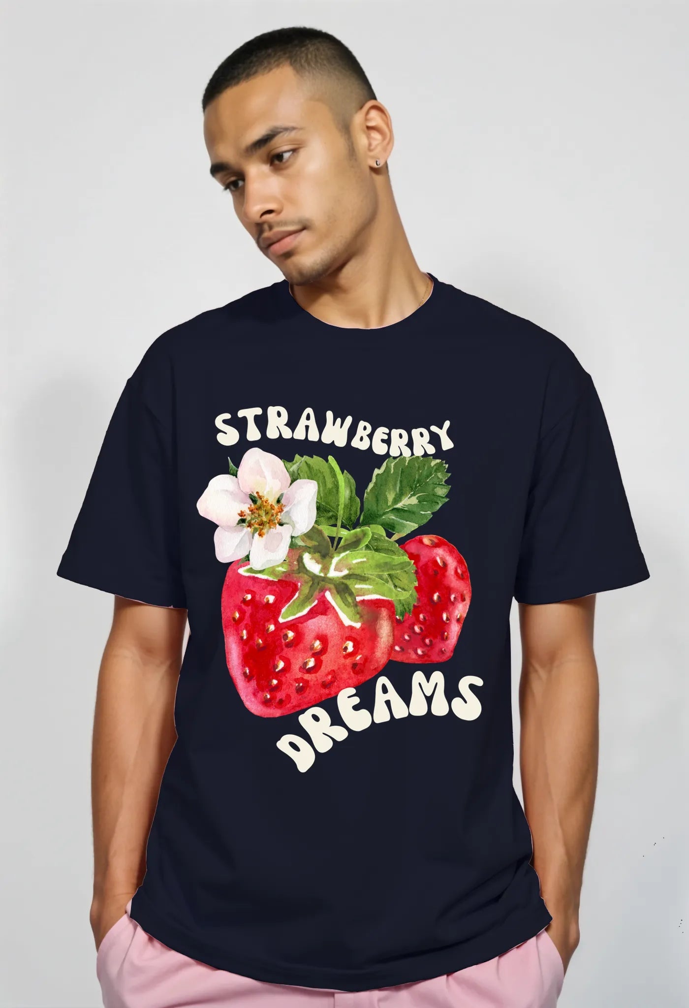 StrawBerry Tee | Quick-Dry Cooling Streetwear T-shirt