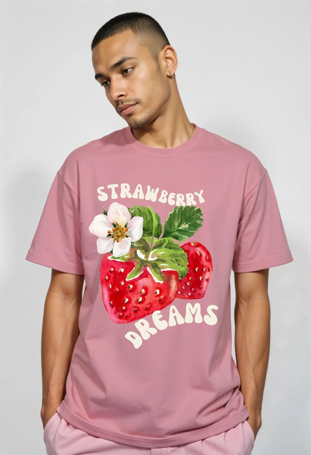 StrawBerry Tee | Quick-Dry Cooling Streetwear T-shirt