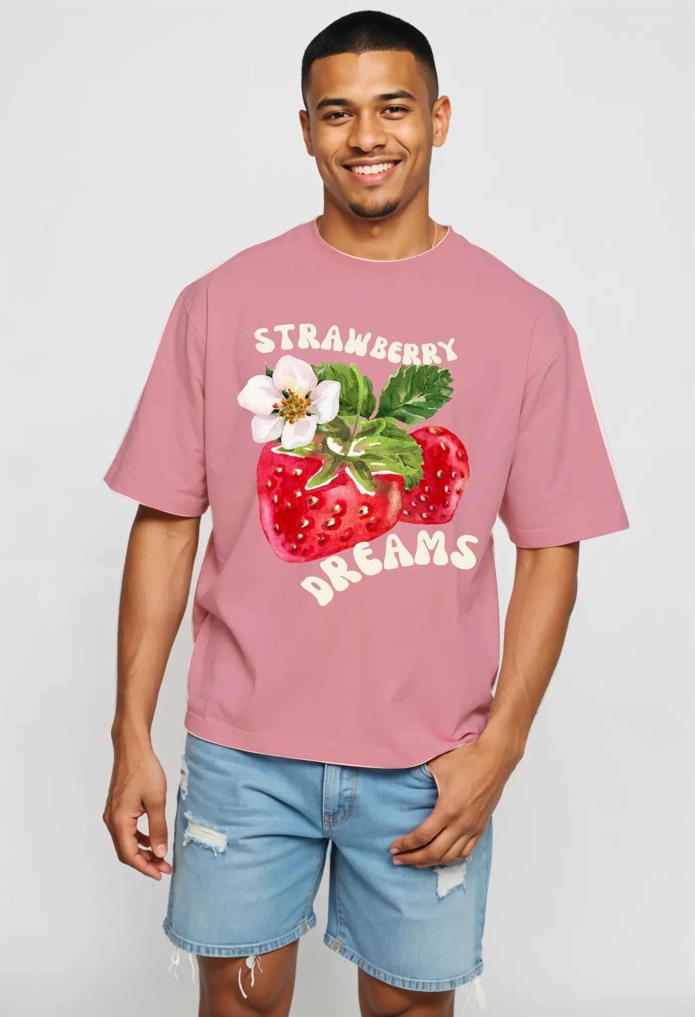 StrawBerry Tee | Quick-Dry Cooling Streetwear T-shirt