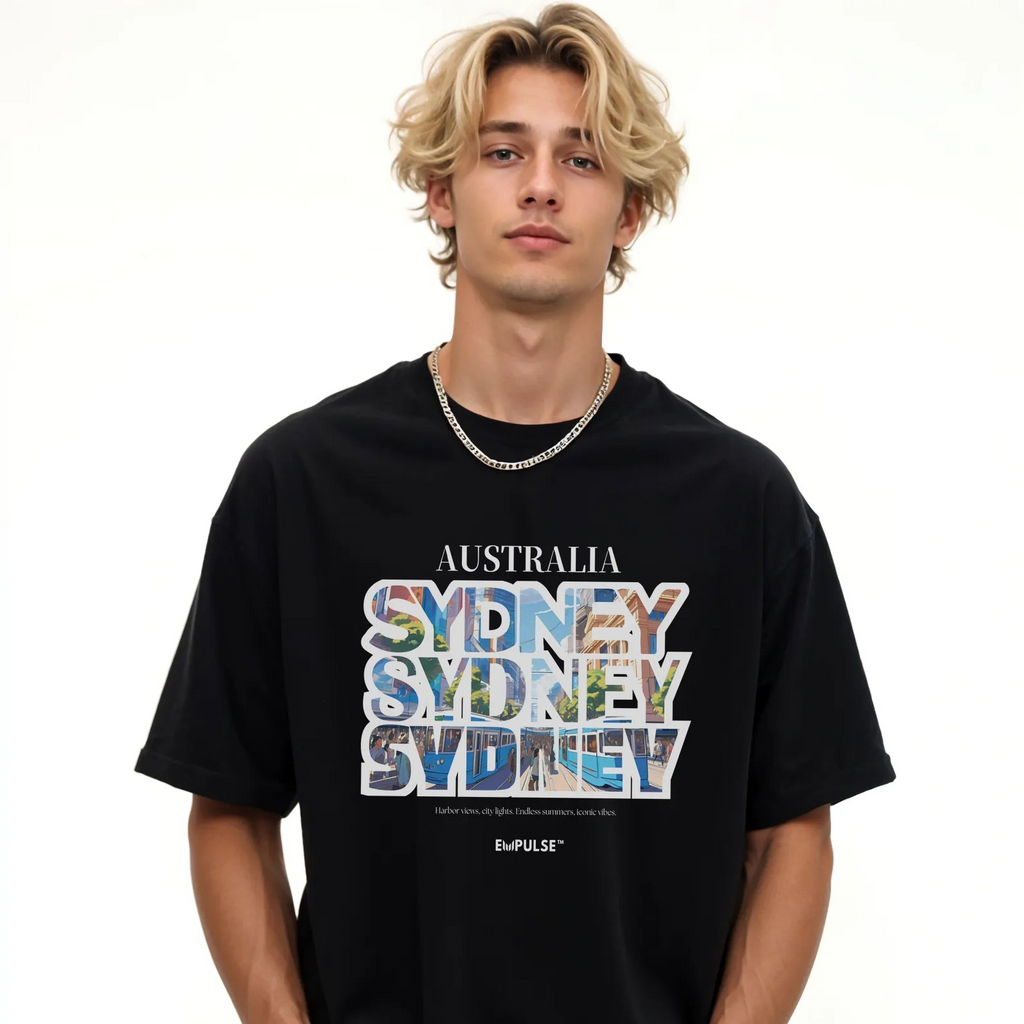 Sydney Tee - Black | Quick-Dry Cooling T-shirt