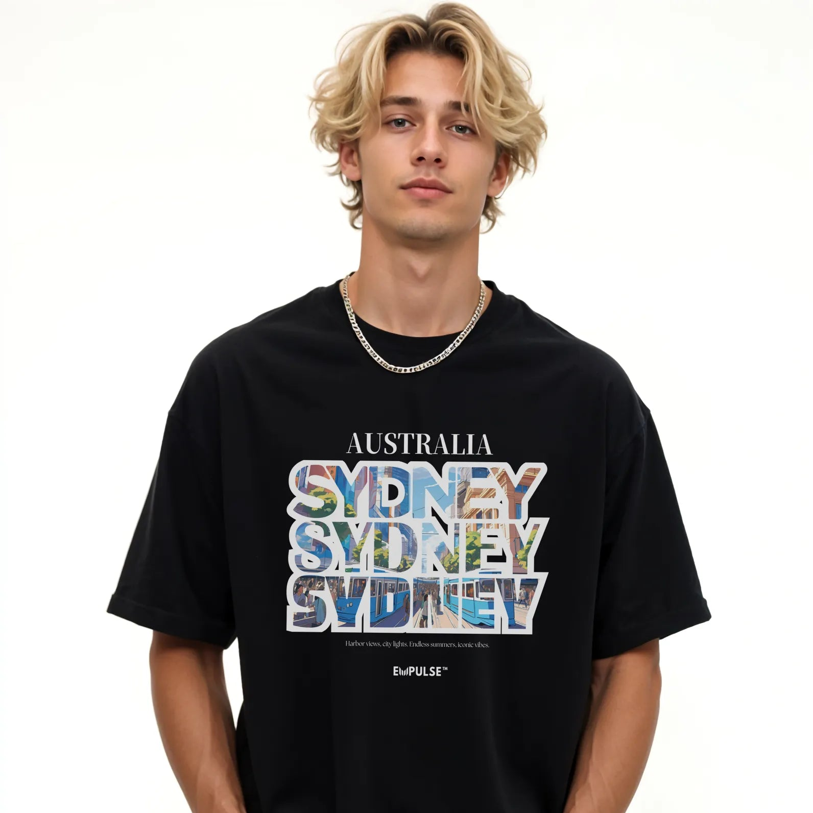 Sydney Tee - Black | Quick-Dry Cooling T-shirt