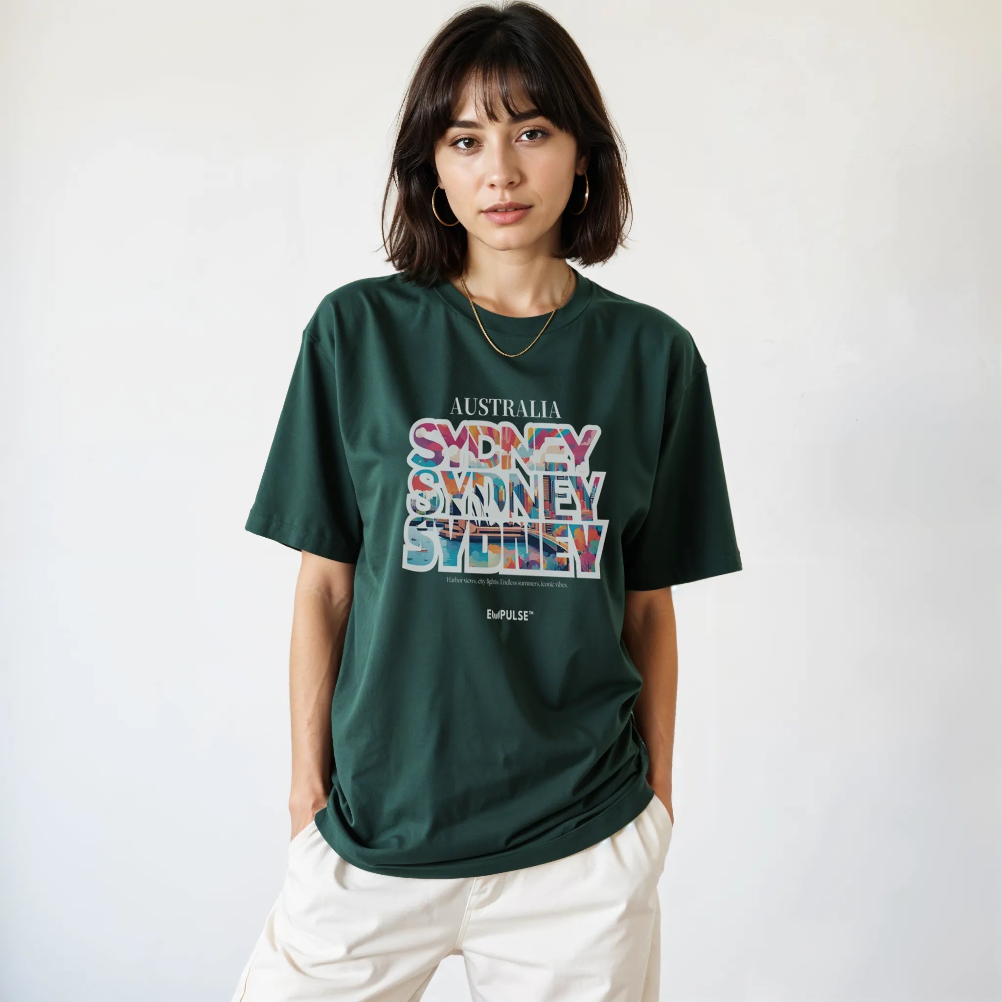 Sydney T-shirt, Green | Sorona Quick-Dry Streetwear