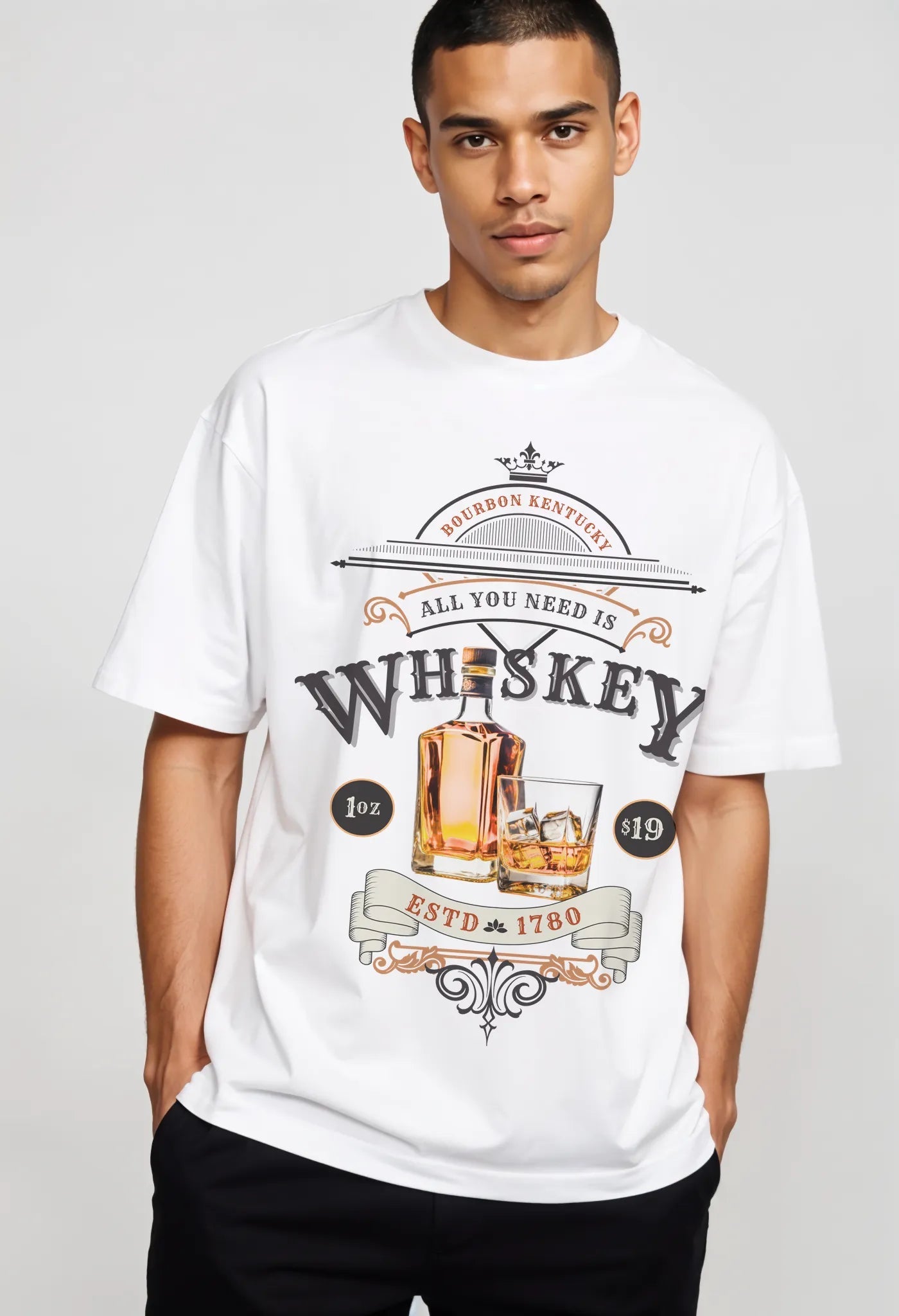 Bourbon Whiskey Tee | Quick-Dry Cooling Streetwear T-shirt