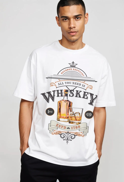 Bourbon Whiskey Tee | Quick-Dry Cooling Streetwear T-shirt