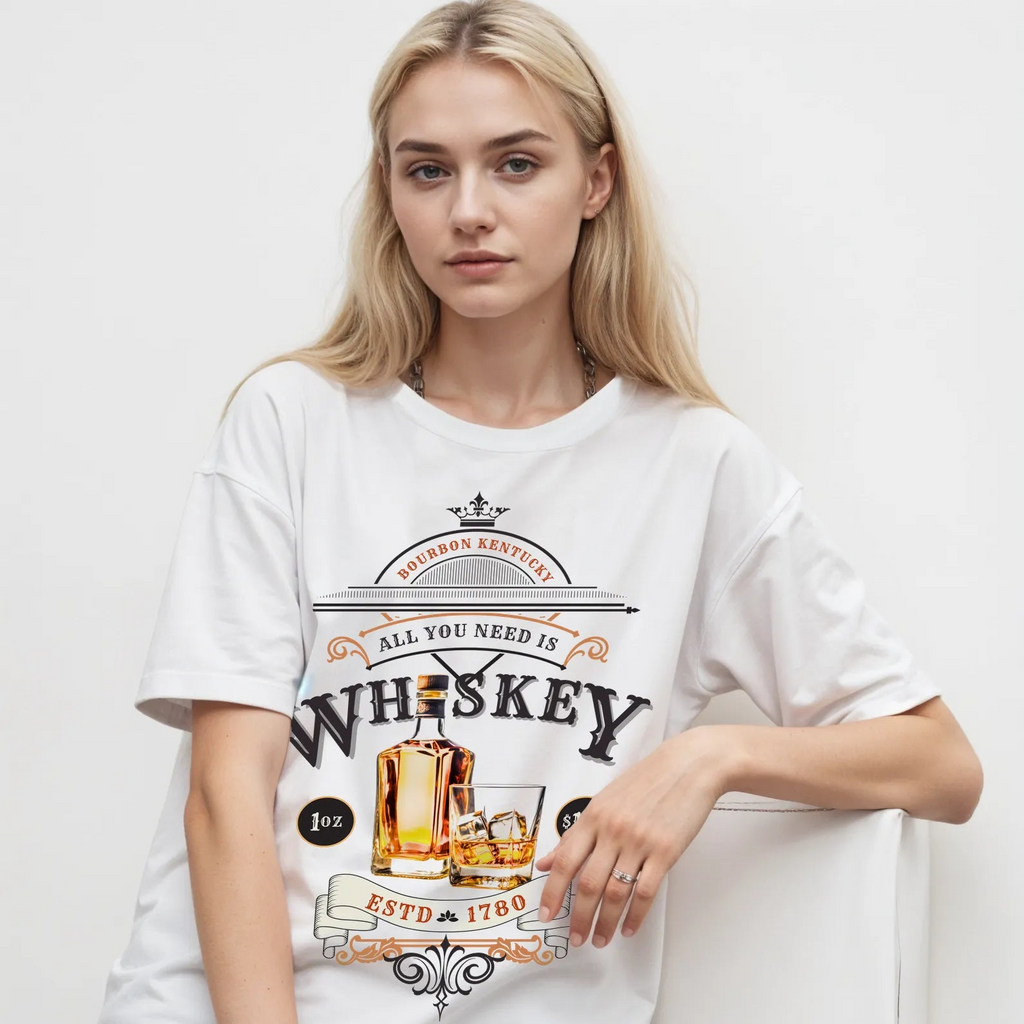 Bourbon Whiskey Tee | Quick-Dry Cooling Streetwear T-shirt