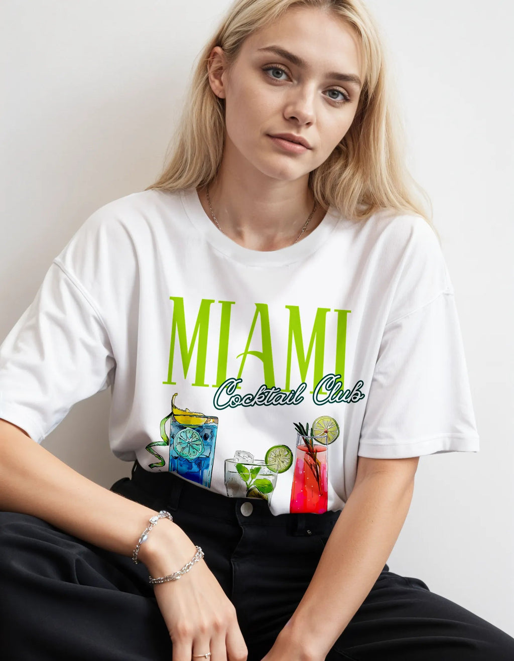 Miami Tshirt - Cocktail Club Quick-Dry Sorona Streetwear | Empulse