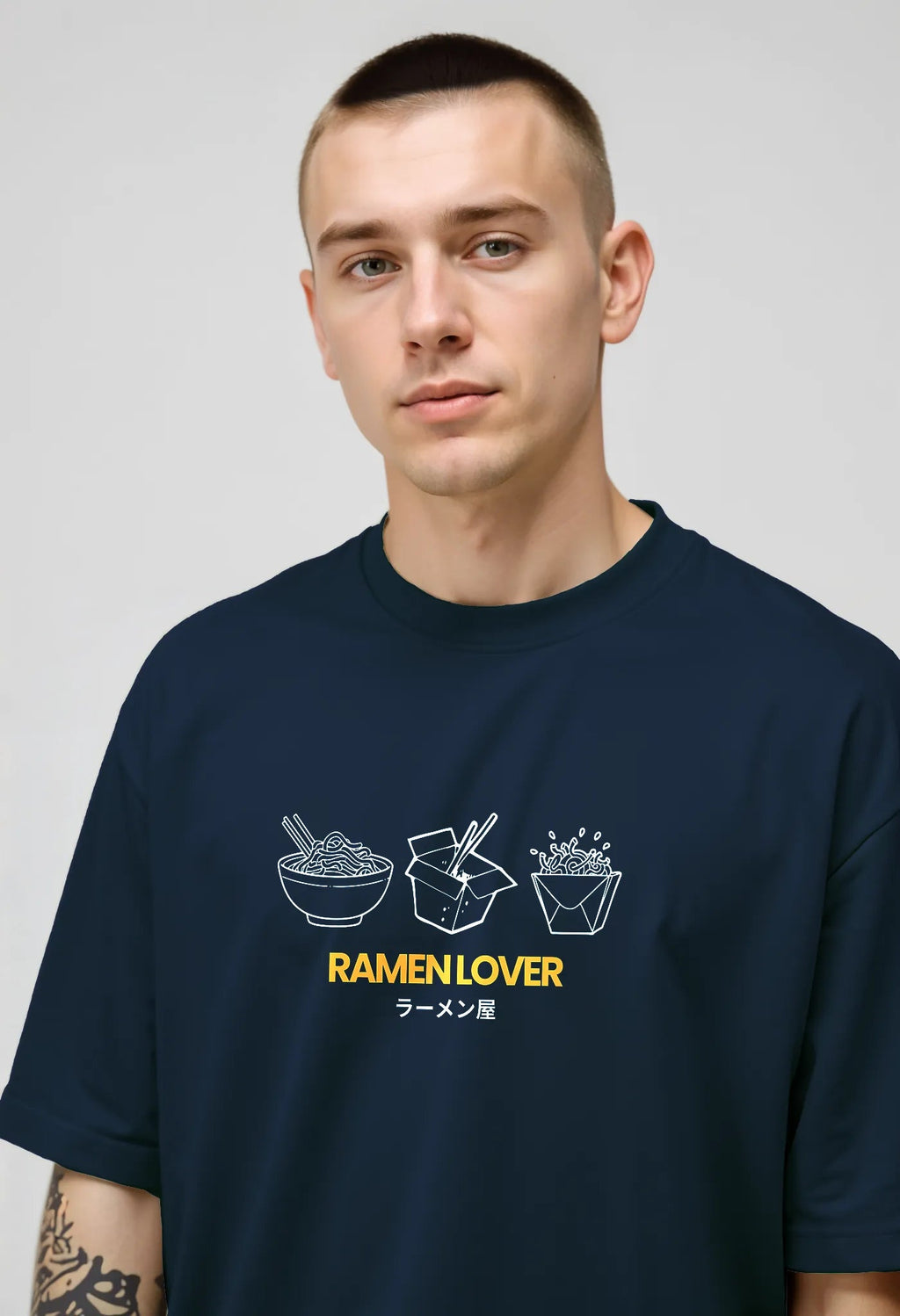 Ramen Lover - Navy | Quick-Dry Cooling T-shirt