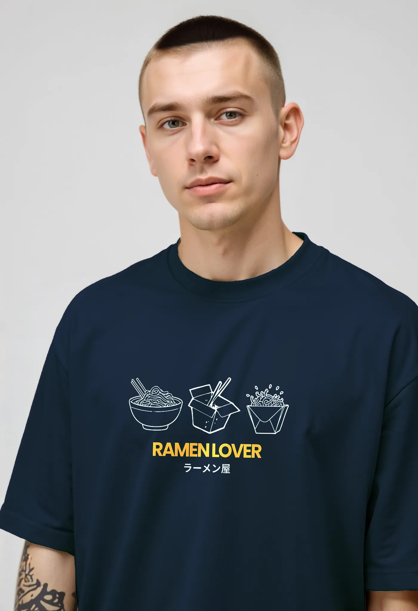 Ramen Lover - Navy | Quick-Dry Cooling T-shirt